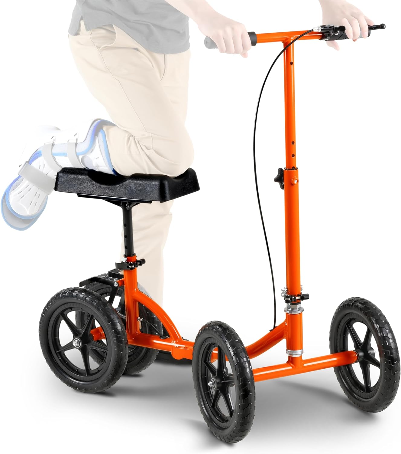 Assistive Device-SuperHandy Folding Knee Walker/Scooter/Floor Lift-Sample Only_NOT FOR PURCHASE