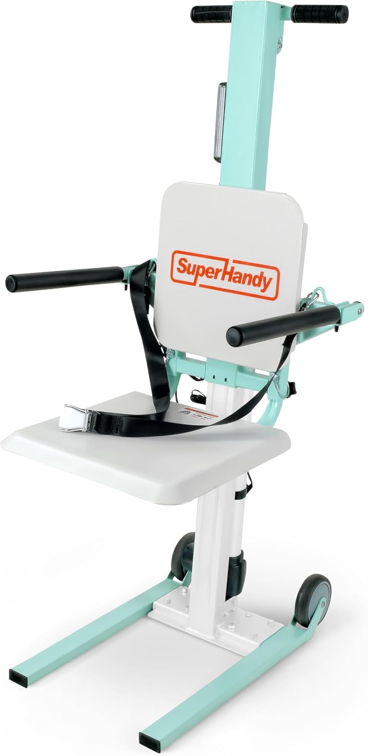 SuperHandy Electric Floor to Chair Lift for Seniors and People with Disabilities - up to 400 Lbs Weight Cap, Seating Transfer Assistance, Magnetic Remote Controller