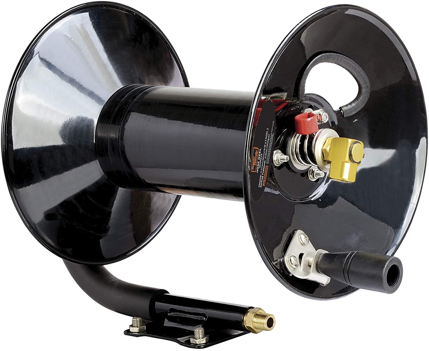 SuperHandy Air Hose Hand Crank Reel 3/8" Inch x 30m - Great Circle UK