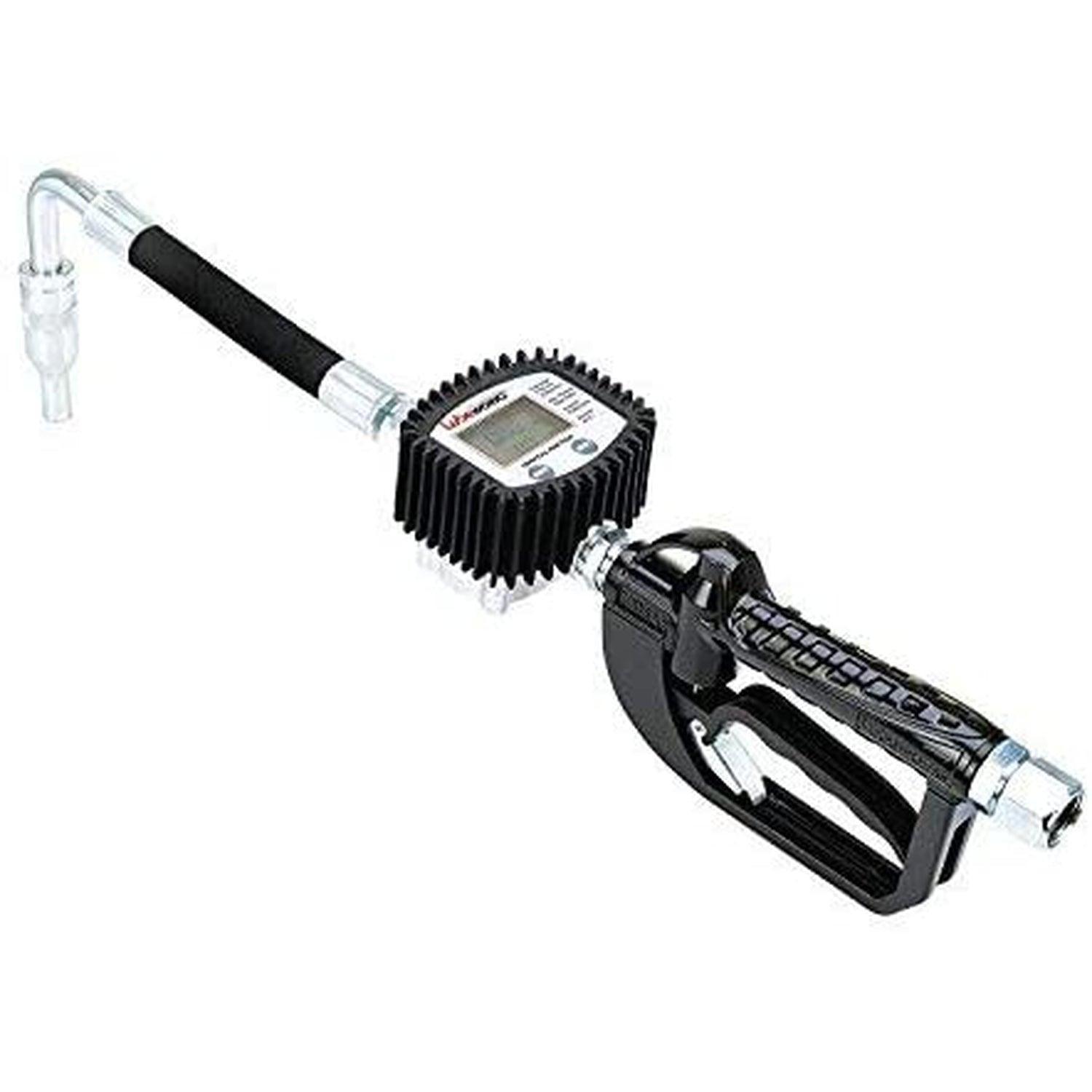 Lubeworks Digital Oil Gun - 10GPM, 1/2" NPT Inlet, Flexible Nozzle & Locking Trigger - DIY Tools by GreatCircleUS