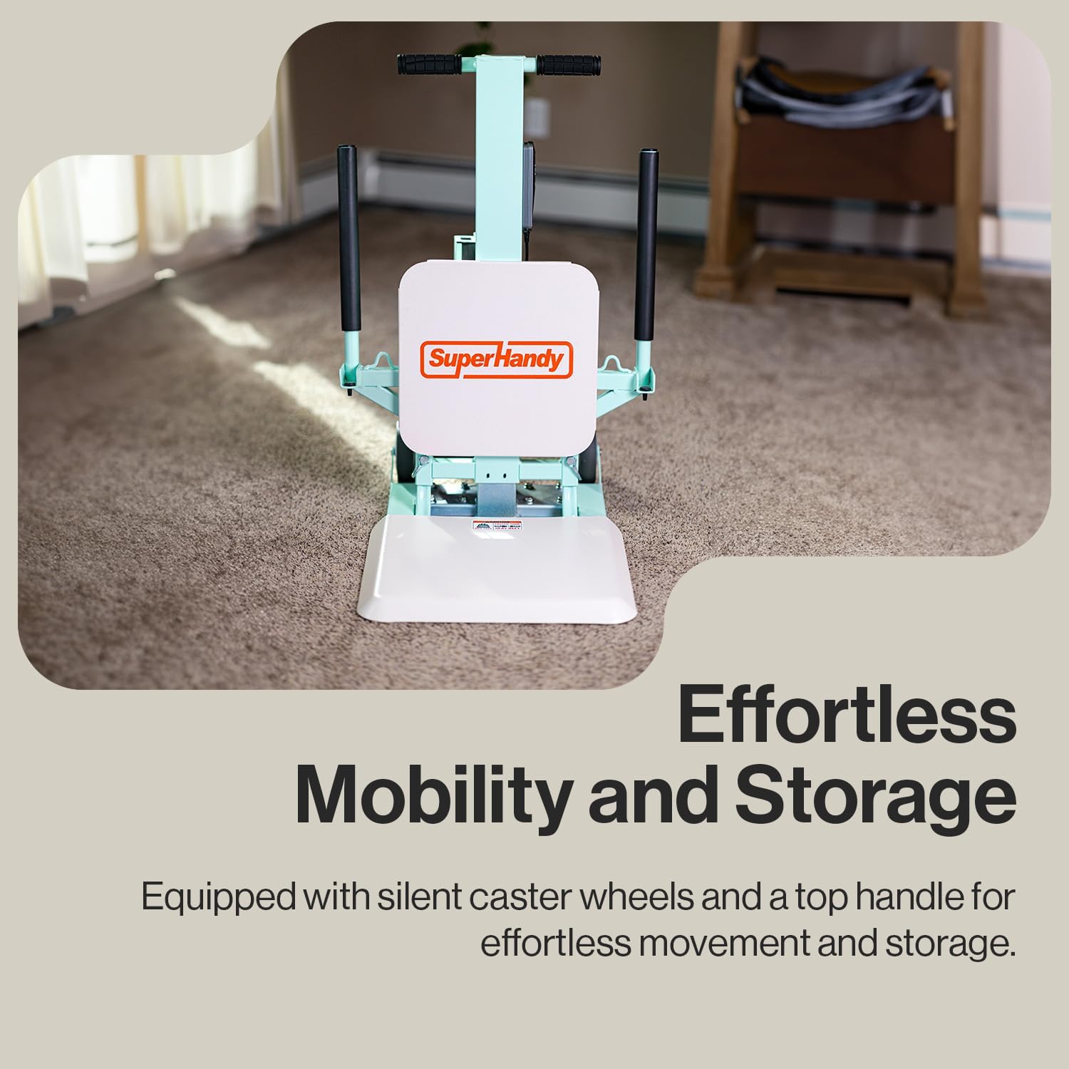 SuperHandy Electric Floor to Chair Lift for Seniors and People with Disabilities - up to 400 Lbs Weight Cap, Seating Transfer Assistance, Magnetic Remote Controller