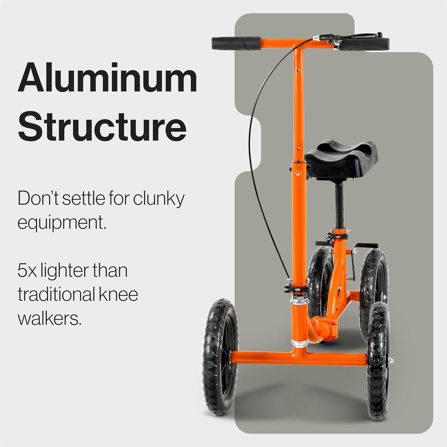 Assistive Device-SuperHandy Folding Knee Walker/Scooter/Floor Lift-Sample Only_NOT FOR PURCHASE