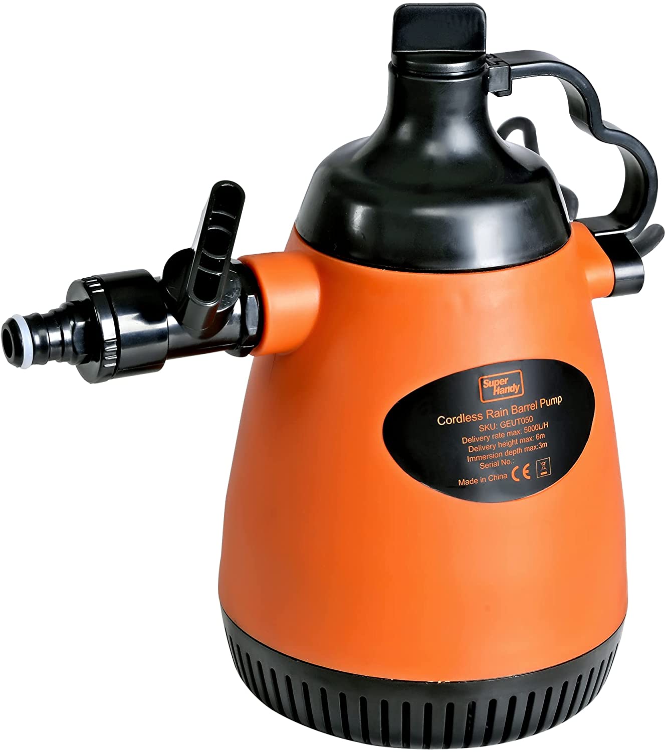 SuperHandy Submersible Water Pump 5000L/H- Great Circle UK