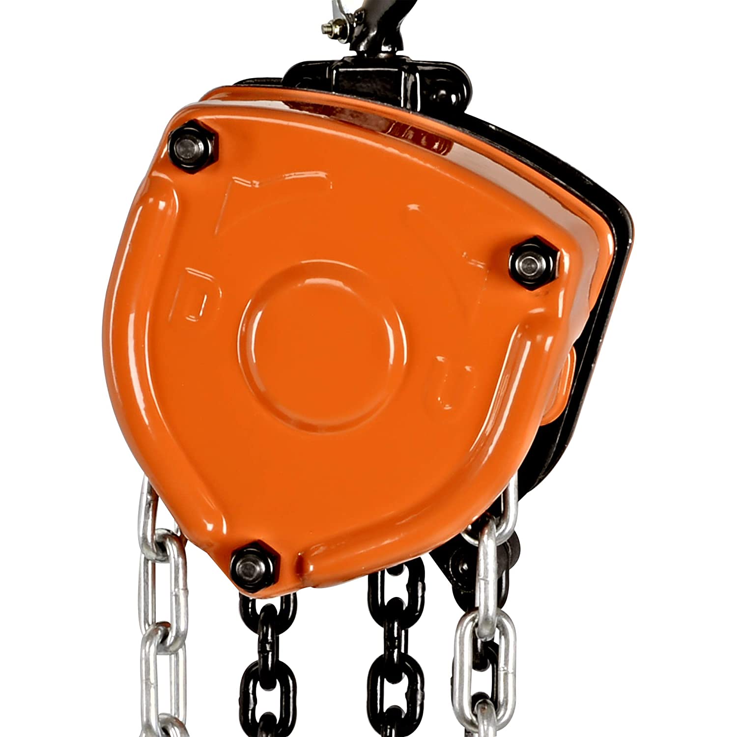 SuperHandy Manual Chain Block Hoist Come Along 1/2 Ton 1100Lbs - a MAX Lift of 10 Feet, Head Room of 11" inch and Load Chain Diameter of 5mm at a MAX weight capacity of 1/2 TON 1100LBS (500Kg) - Great Circle UK