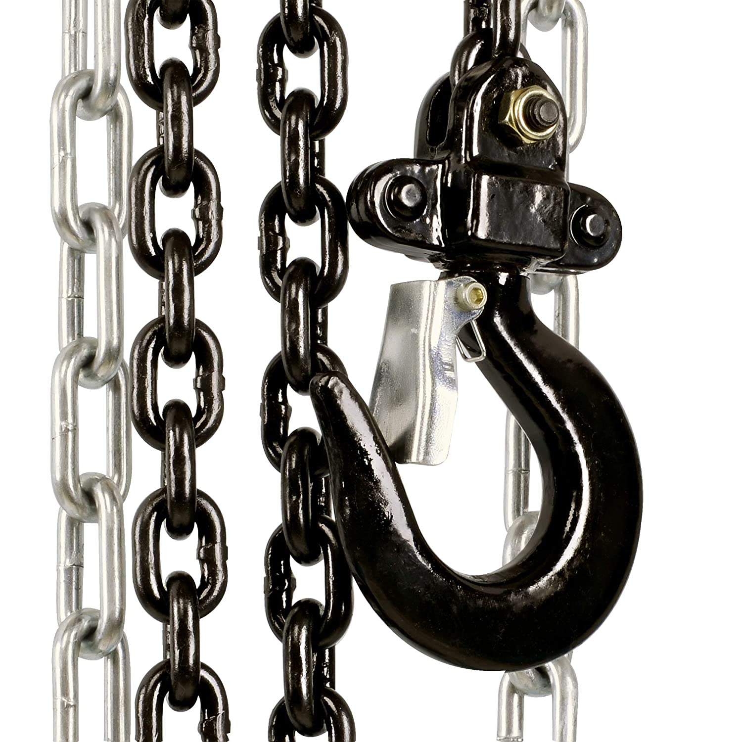 SuperHandy Manual Chain Block Hoist Come Along 1/2 Ton 1100Lbs - a MAX Lift of 10 Feet, Head Room of 11" inch and Load Chain Diameter of 5mm at a MAX weight capacity of 1/2 TON 1100LBS (500Kg) - Great Circle UK